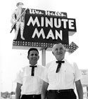Minute Man was on College with great Hickory burgers and deep dish radar pies.  Thanks to Fayetteville Flyer for the photo